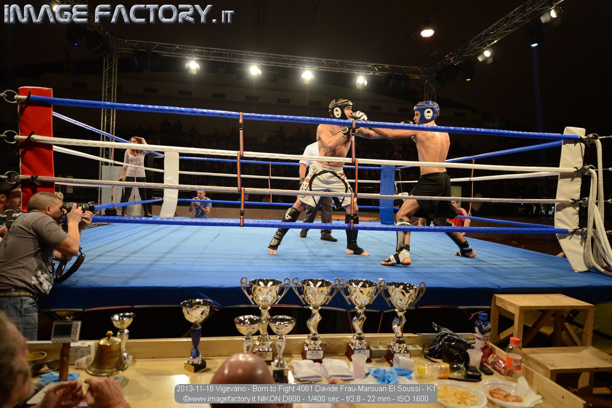 2013-11-16 Vigevano - Born to Fight 4061 Davide Frau-Marouan El Soussi - K1